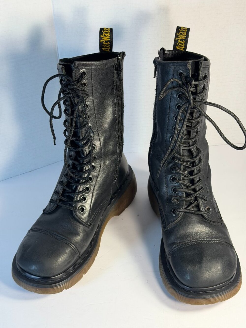 Dr.Martens Miranda vintage Black leather size L-8 Boots - Picture 14 of 16